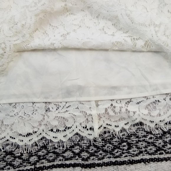 Maison Jules White Lace Sleeveless Midi Dress 6 - Picture 11 of 14